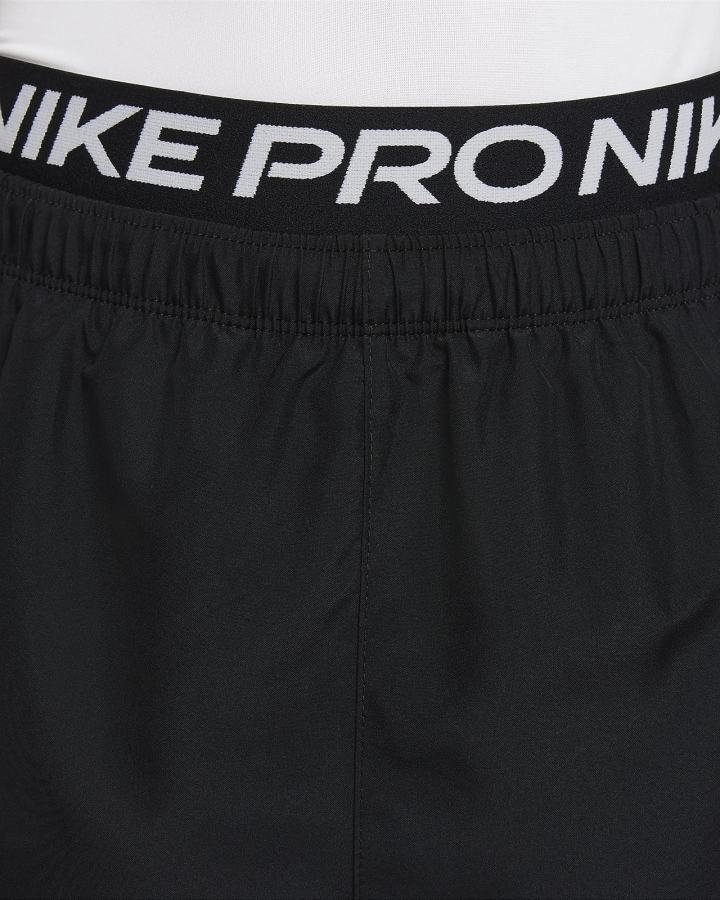 Nike Pro Dri-FIT Kids Za Dječake Tajice Bijele Crne | HR-20137KJMI