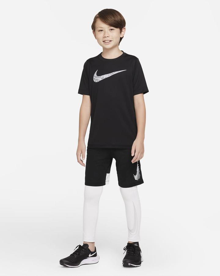 Nike Pro Dri-FIT Kids Za Dječake Tajice Bijele | HR-50163ODQH