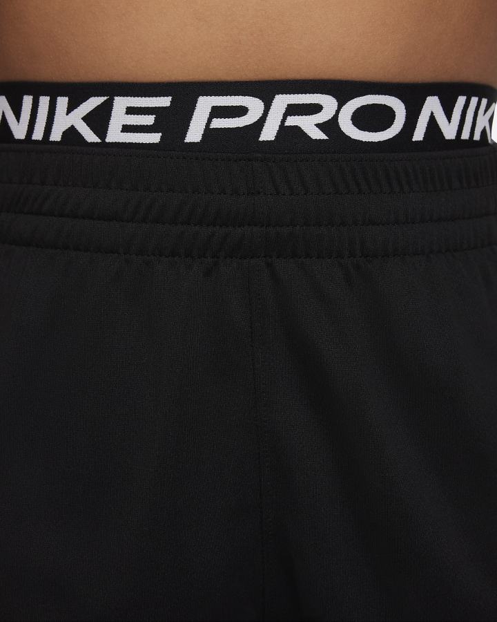 Nike Pro Dri-FIT Kids Za Dječake Tajice Crne Bijele | HR-92563GUKZ