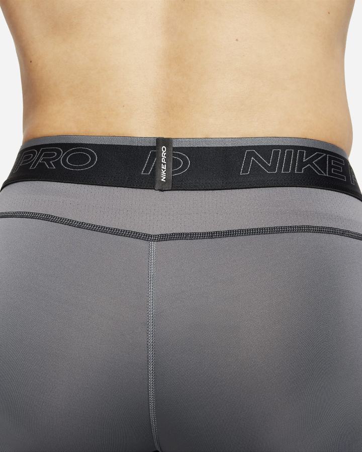 Nike Pro Dri-FIT Long Muške Kratke Hlače Sive Crne | HR-17340LKQJ