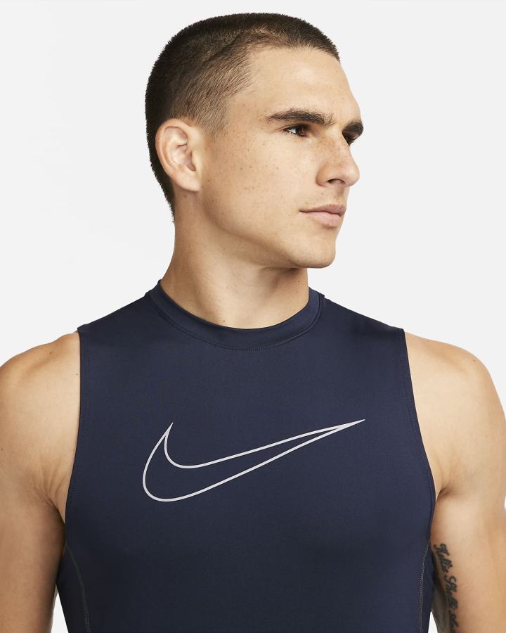 Nike Pro Dri-FIT Slim Fit Sleeveless Muške Majica Bez Rukava Obsidijanske Ljubičaste | HR-48920YBUF