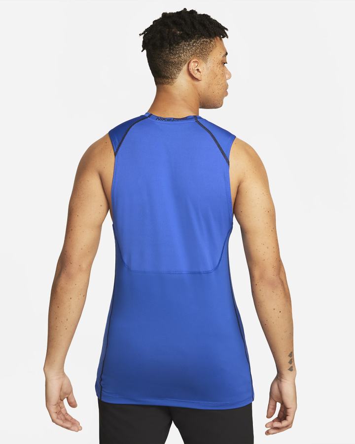 Nike Pro Dri-FIT Slim Fit Sleeveless Muške Majica Bez Rukava Kraljevska Plava Crne | HR-64839IFHR