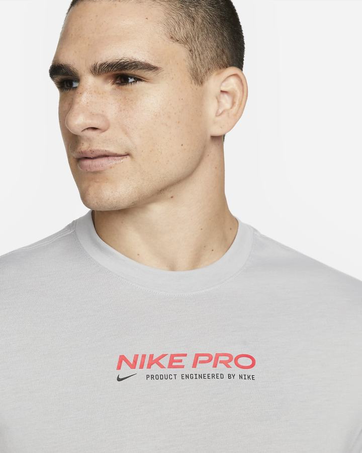 Nike Pro Dri-FIT Training Muške Majice Svijetlo Sive | HR-36015KXBI