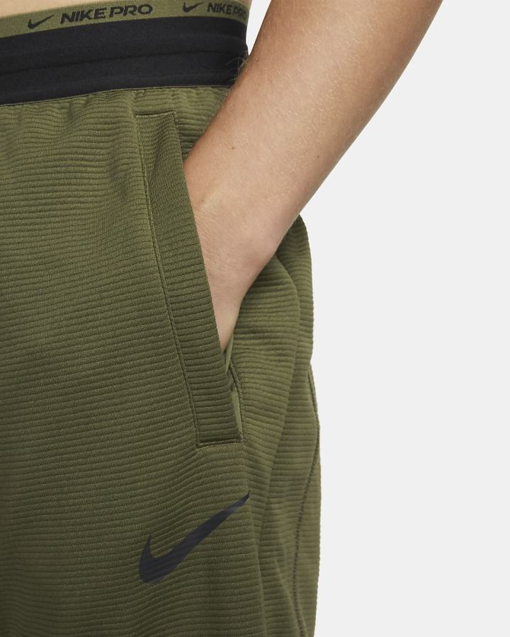 Nike Pro Fleece Training Muške Hlače Zelene Crne | HR-52690OURK