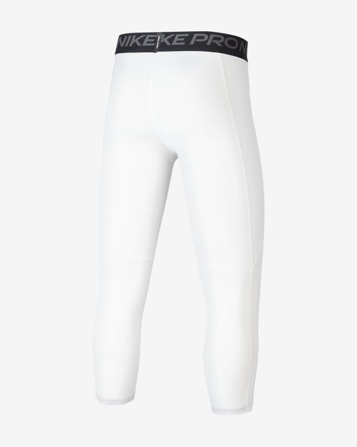 Nike Pro Kids 3/4-Length Za Dječake Tajice Bijele Crne | HR-79158OUGK