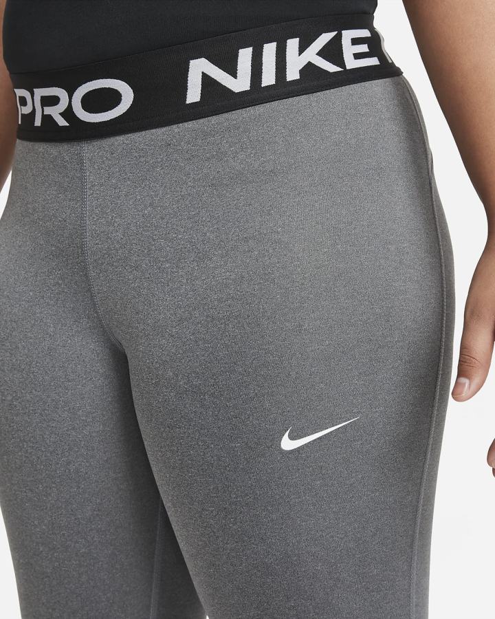 Nike Pro Kids Capri Za Djevojčice Tajice Tamno Sive Bijele | HR-04675BAFQ