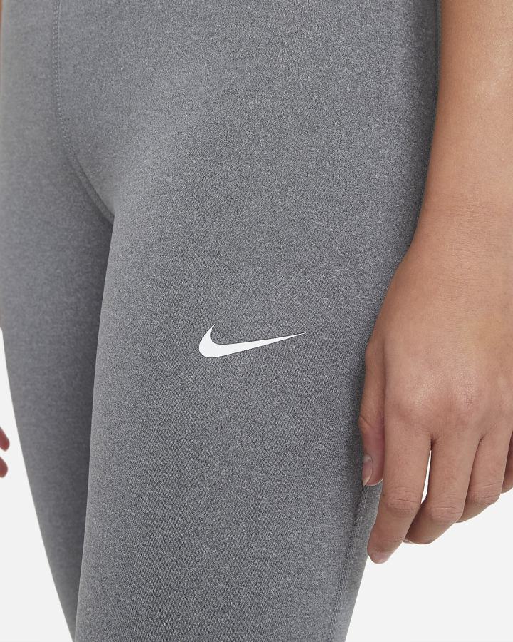 Nike Pro Kids Capri Za Djevojčice Tajice Tamno Sive Bijele | HR-93768YQVA