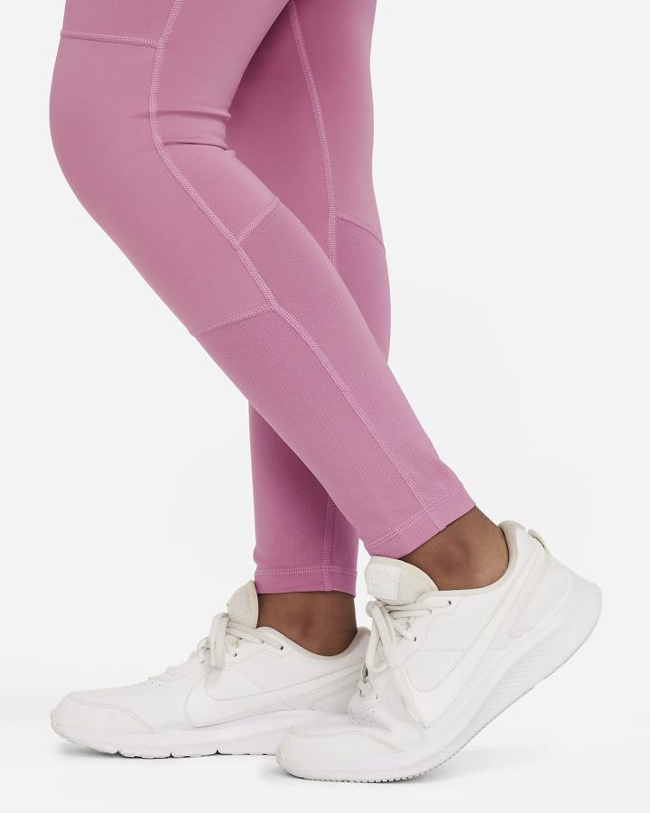 Nike Pro Kids (Extended Size) Za Djevojčice Tajice Roze Bijele | HR-14968XYSV