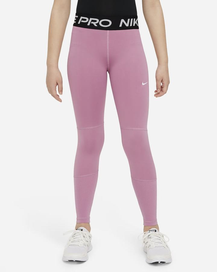 Nike Pro Kids Za Djevojčice Tajice Roze Bijele | HR-59142UTJZ