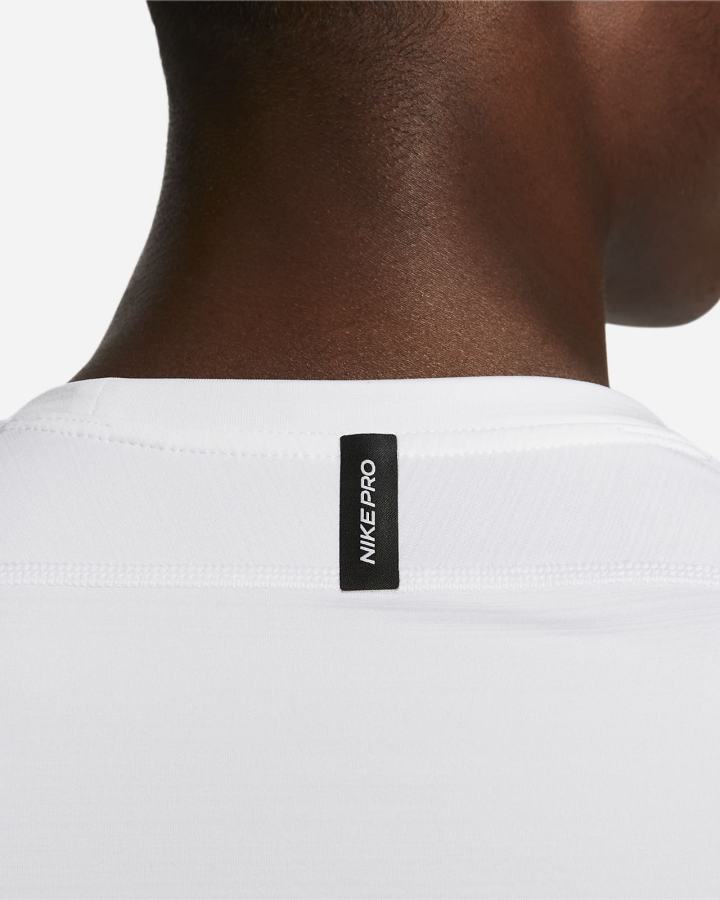 Nike Pro Long-Sleeve Crew Muške Košulje Bijele Crne | HR-46592FYZW