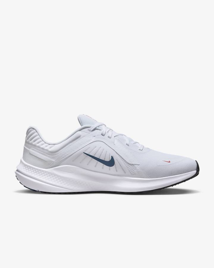 Nike Quest 5 Road Muške Tenisiće Bijele Svijetlo Crvene Crne Plave | HR-36047XIHW