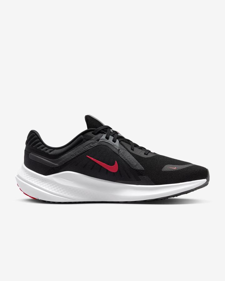 Nike Quest 5 Road Muške Tenisiće Crne Sive Crvene | HR-90182VFUN