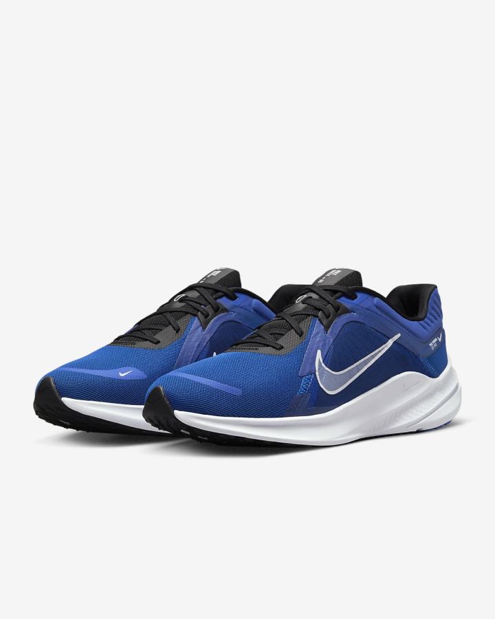 Nike Quest 5 Road Muške Tenisiće Plave Kraljevska Plava Crne Bijele | HR-25980IHWO