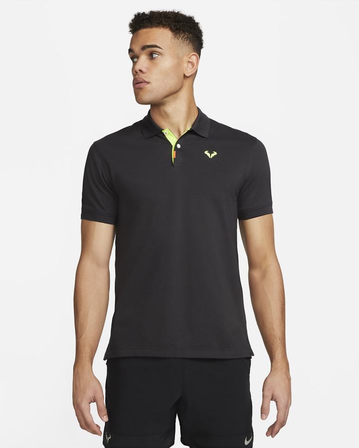 Nike Rafa Slim-Fit Muške Polo Majice Crne | HR-43126QFED