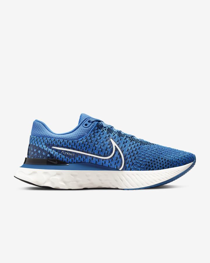 Nike React Infinity Run Flyknit 3 Road Muške Tenisiće Plave Crne Plave | HR-20564ZMCX