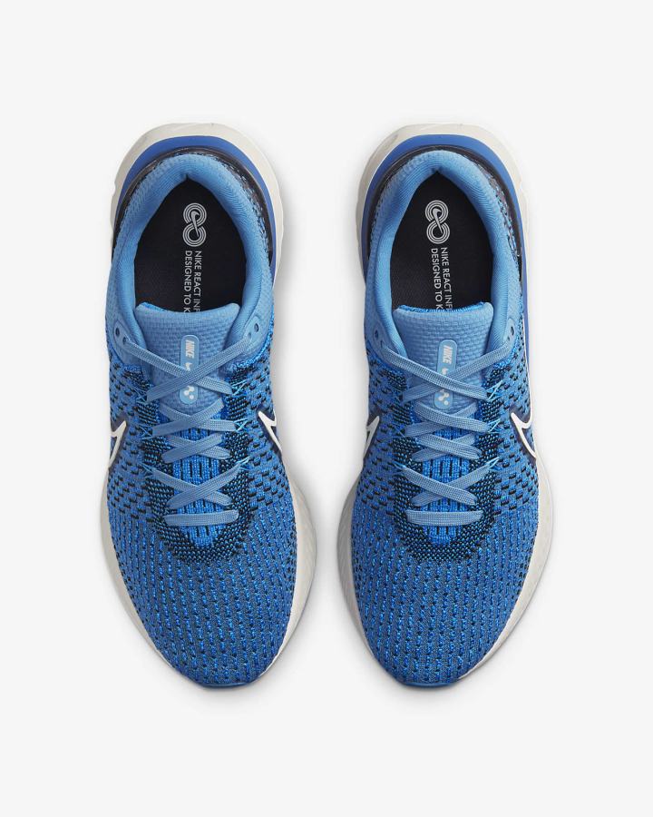 Nike React Infinity Run Flyknit 3 Road Muške Tenisiće Plave Crne Plave | HR-20564ZMCX