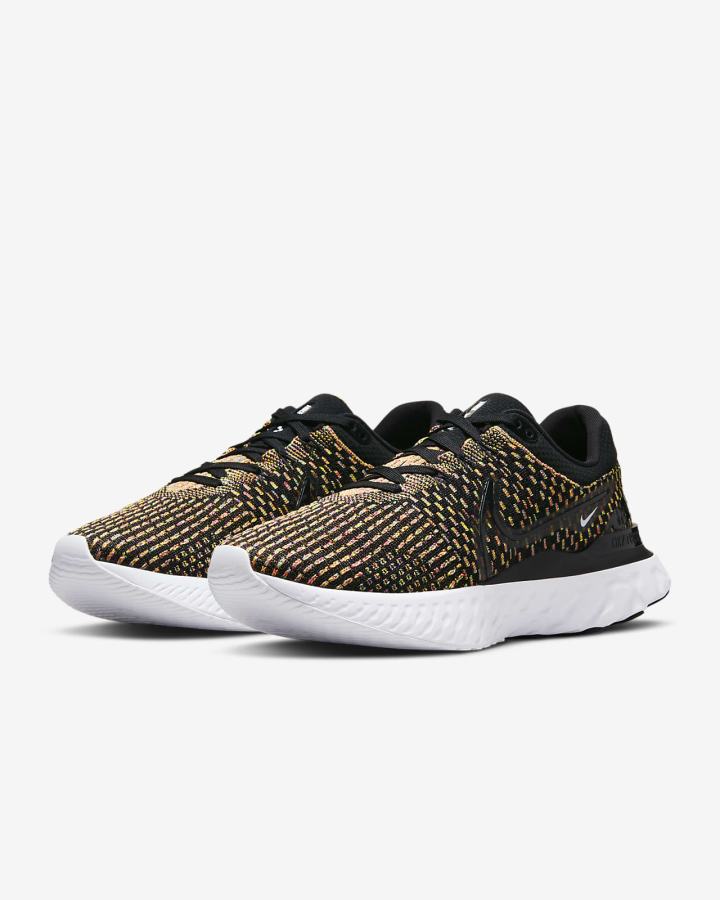 Nike React Infinity Run Flyknit 3 Road Muške Tenisiće Crne Plave Roze Bijele | HR-24673QJPH