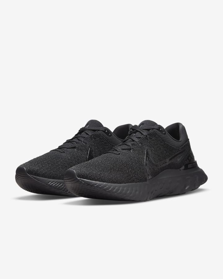 Nike React Infinity Run Flyknit 3 Road Muške Tenisiće Crne | HR-51468PQSY