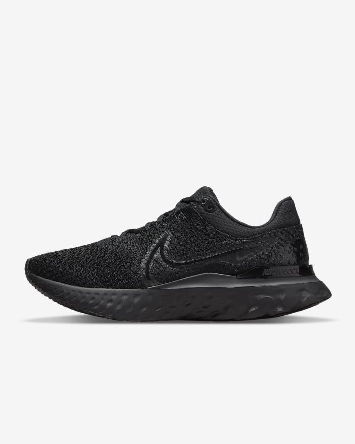 Nike React Infinity Run Flyknit 3 Road Muške Tenisiće Crne | HR-51468PQSY