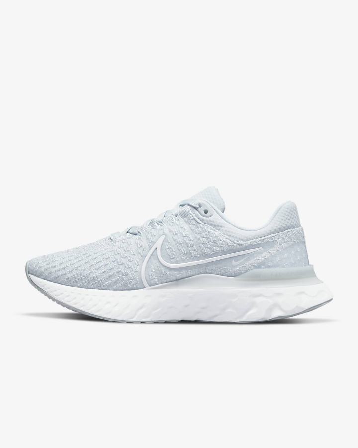 Nike React Infinity Run Flyknit 3 Road Ženske Tenisiće Platine Bijele | HR-13950GBYK