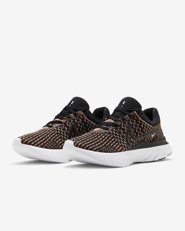 Nike React Infinity Run Flyknit 3 Road Ženske Tenisiće Crne Plave Roze Bijele | HR-14750QHTA