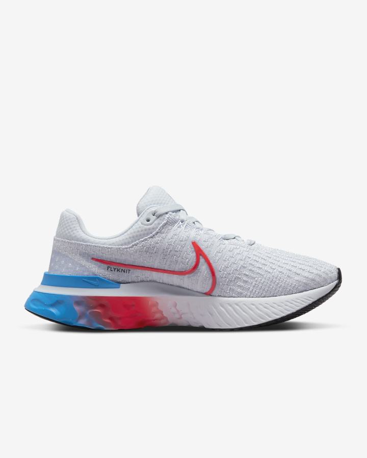 Nike React Infinity Run Flyknit 3 Road Ženske Tenisiće Sive Crne Plave Crvene | HR-93124XRFH