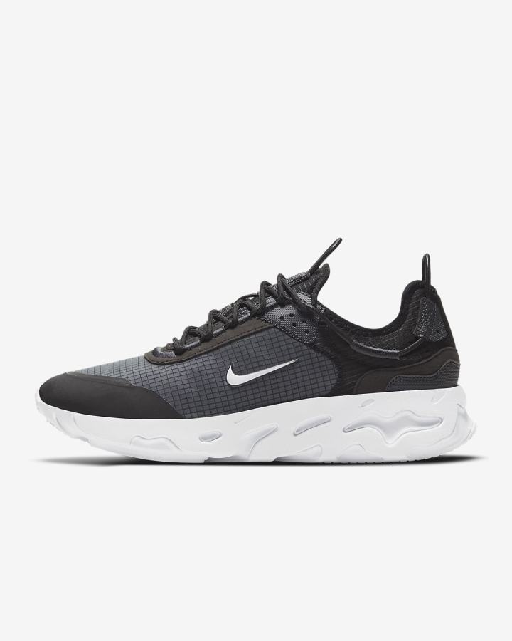 Nike React Live Muške Tenisiće Crne Tamno Sive Bijele | HR-91683TESL