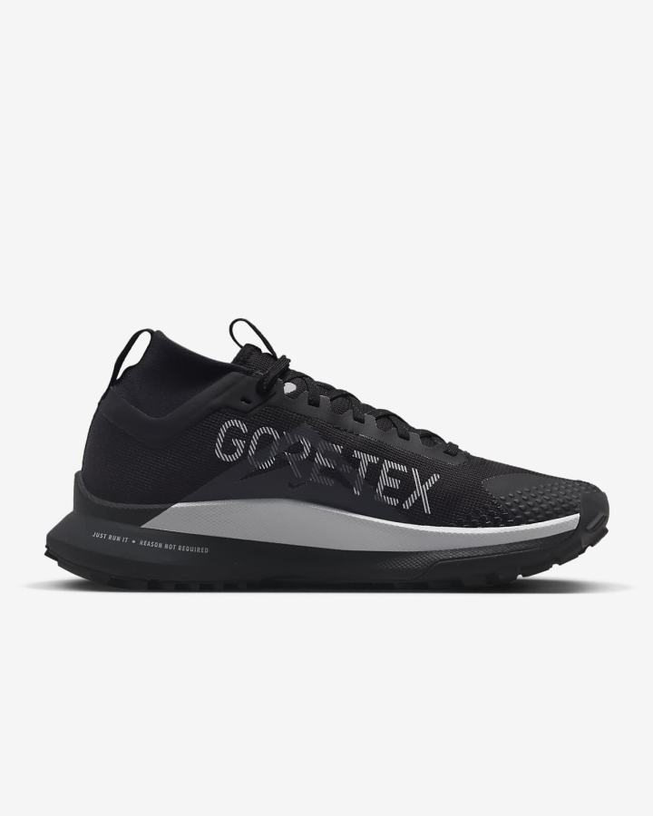 Nike React Pegasus Trail 4 GORE-TEX Waterproof Trail Ženske Tenisiće Crne Srebrne Sive | HR-60497YJKE