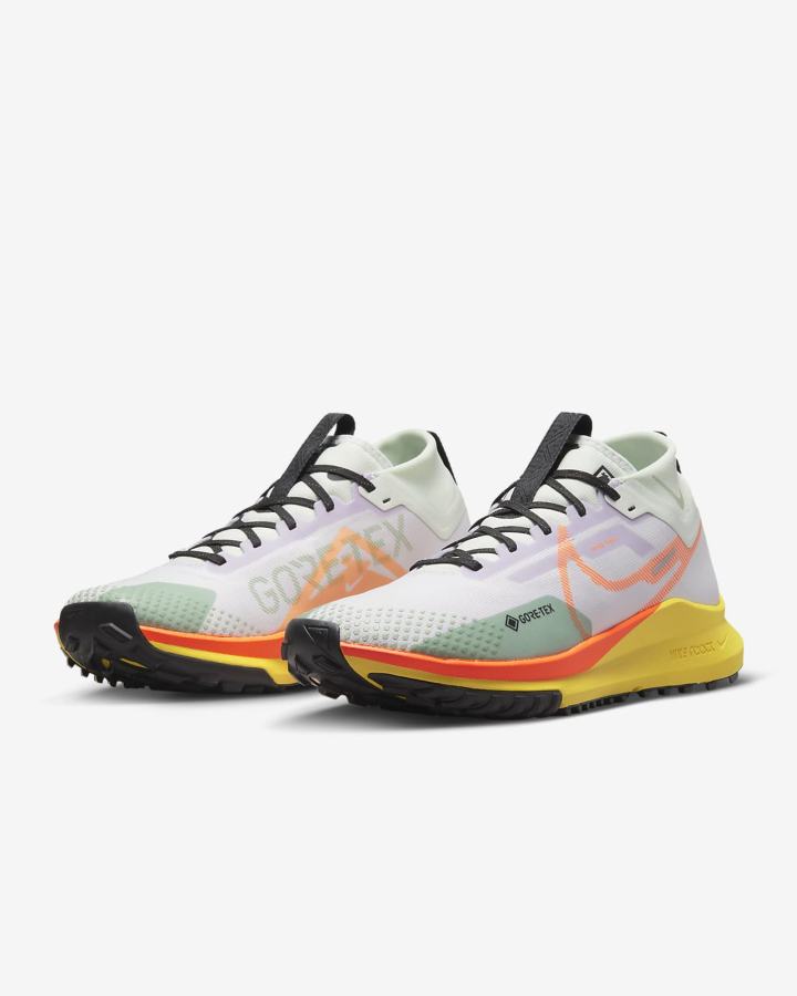 Nike React Pegasus Trail 4 GORE-TEX Waterproof Trail Muške Tenisiće Ljubičaste Zelene Žute Narančaste | HR-72491TIWD