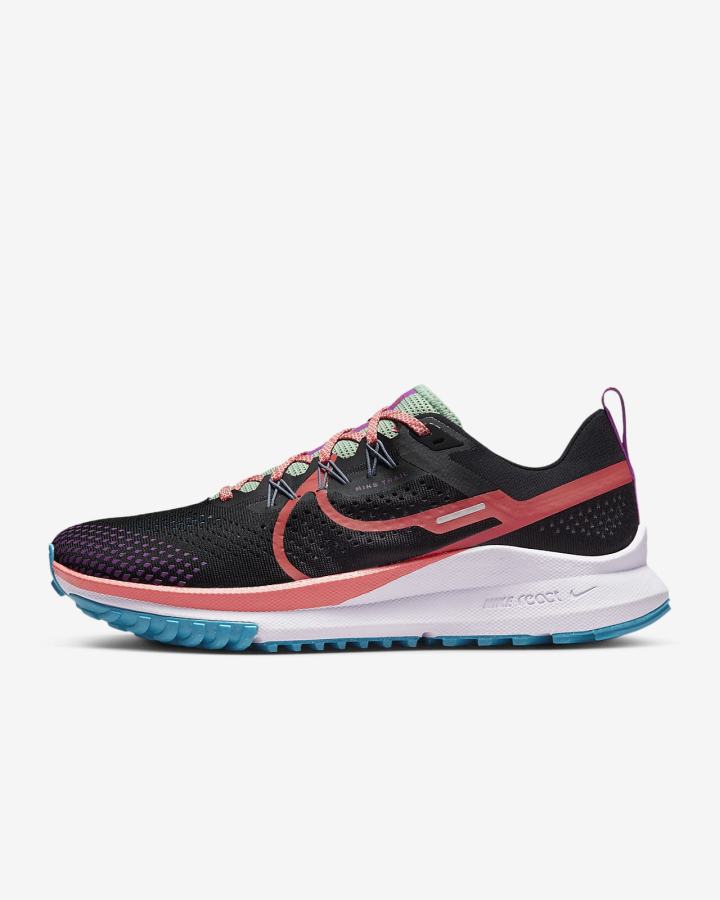 Nike React Pegasus Trail 4 Trail Muške Tenisiće Crne Ljubičaste Zelene | HR-18647AFEM