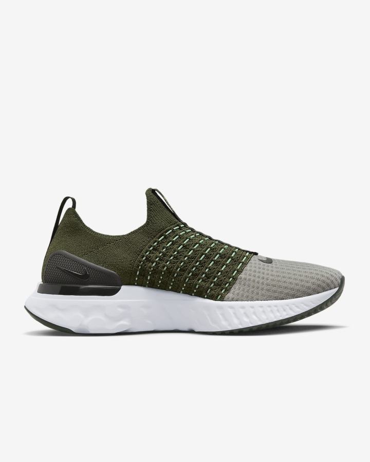 Nike React Phantom Run Flyknit 2 Road Muške Tenisiće Zelene Žute | HR-10975JXGH