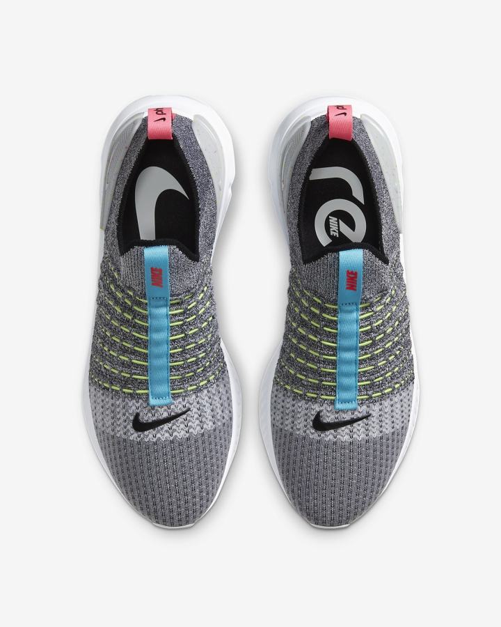 Nike React Phantom Run Flyknit 2 Road Muške Tenisiće Bijele Crvene Plave Crne | HR-45387ZLTV