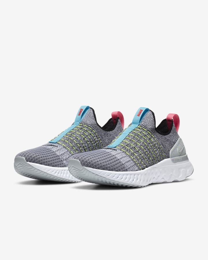 Nike React Phantom Run Flyknit 2 Road Muške Tenisiće Bijele Crvene Plave Crne | HR-45387ZLTV