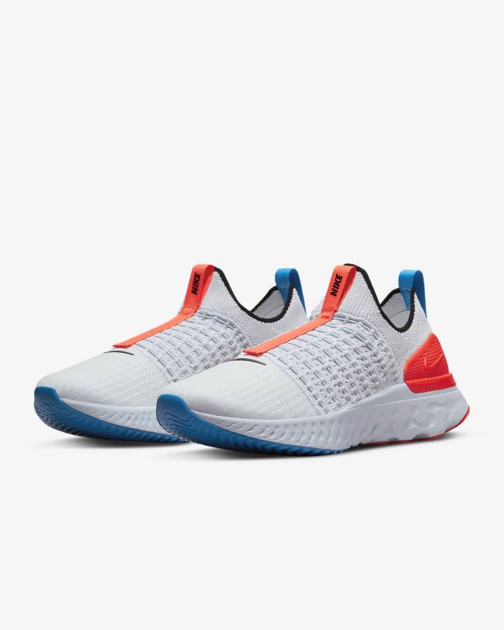 Nike React Phantom Run Flyknit 2 Road Ženske Tenisiće Sive Plave Crvene Crne | HR-92756HBKA