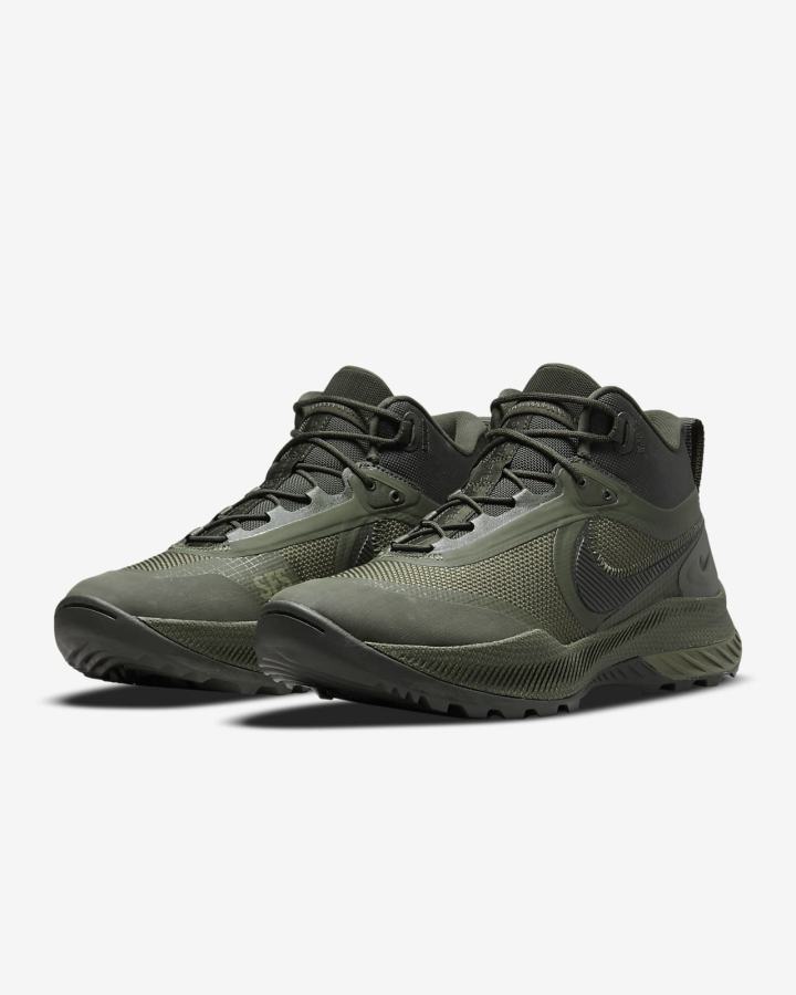 Nike React SFB Carbon Elite Outdoor Muške Cipele Za Planinarenje Kaki Boja Tamno Sive Crne | HR-12549WVXR