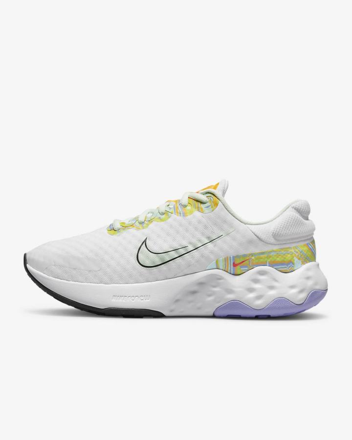 Nike Renew Ride 3 Road Ženske Tenisiće Bijele Zelene Zlatne Tamno Sive | HR-23085BQVE