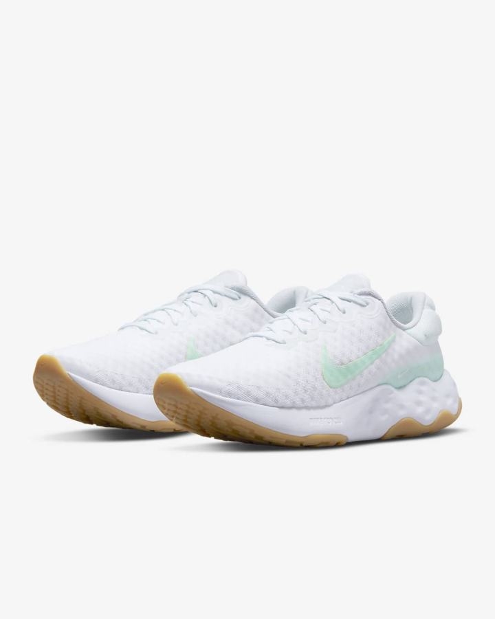 Nike Renew Ride 3 Road Ženske Tenisiće Bijele Zelene Platine Menta | HR-73649OKTB