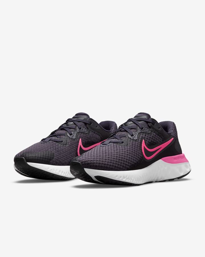 Nike Renew Run 2 Road Ženske Tenisiće Ljubičaste Crne Ljubičaste Roze | HR-13479BOTR