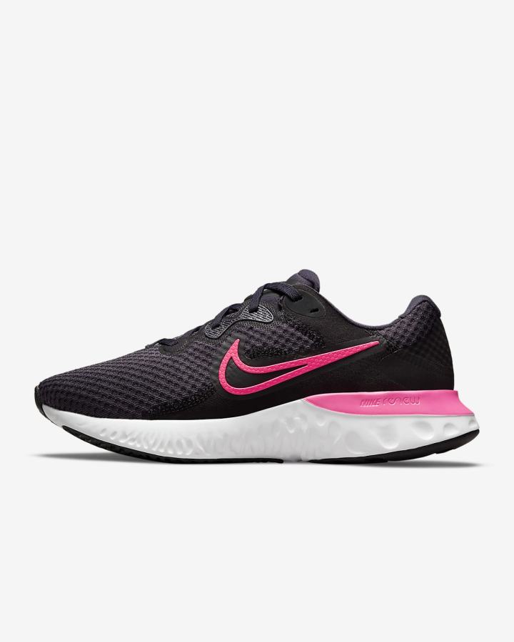 Nike Renew Run 2 Road Ženske Tenisiće Ljubičaste Crne Ljubičaste Roze | HR-13479BOTR