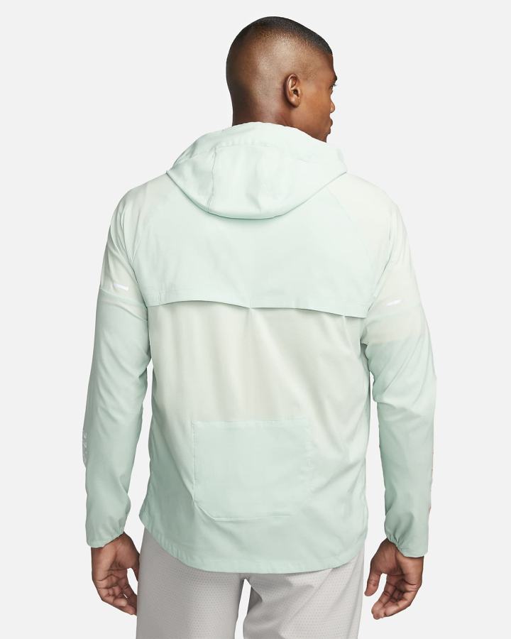 Nike Repel UV Windrunner Running Muške Jakne Zelene Narančaste | HR-76310NPVK