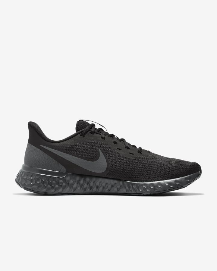 Nike Revolution 5 Road Muške Tenisiće Crne Tamno Sive | HR-34120VGRC