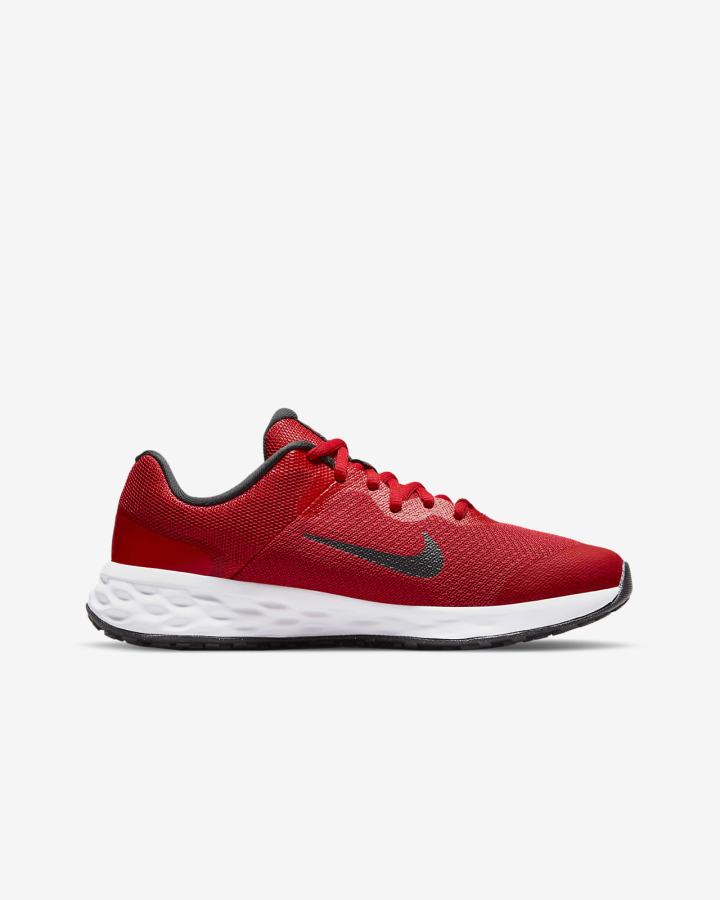 Nike Revolution 6 Kids Road Za Djevojčice Tenisiće Crvene Crne | HR-03719IKYP