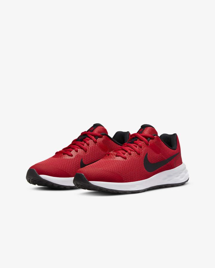 Nike Revolution 6 Kids Road Za Djevojčice Tenisiće Crvene Crne | HR-03719IKYP