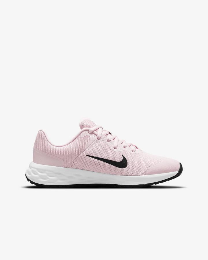 Nike Revolution 6 Kids Road Za Dječake Tenisiće Roze Crne | HR-31864IENX