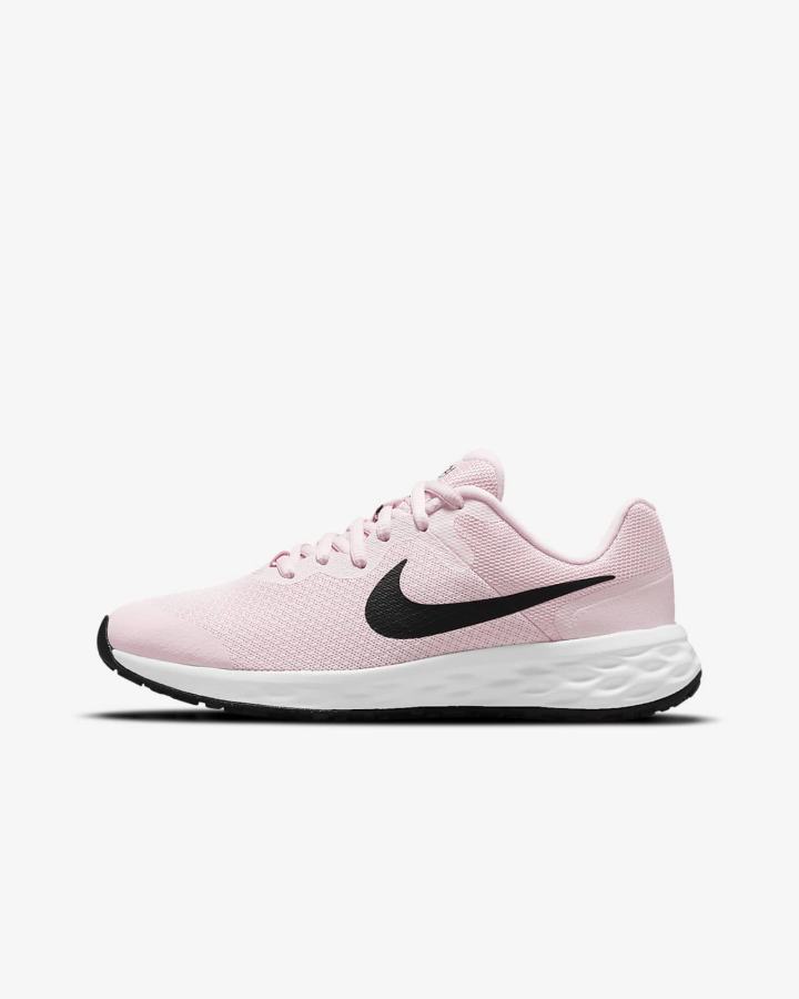 Nike Revolution 6 Kids Road Za Dječake Tenisiće Roze Crne | HR-31864IENX