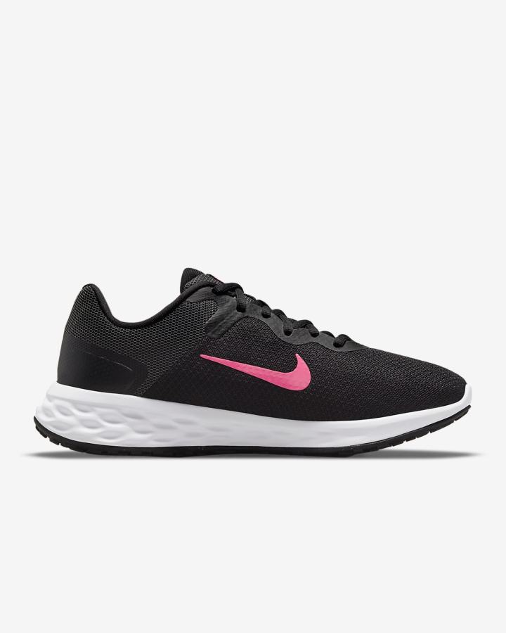 Nike Revolution 6 Next Nature Road Ženske Tenisiće Crne Sive Roze | HR-26804LUPV