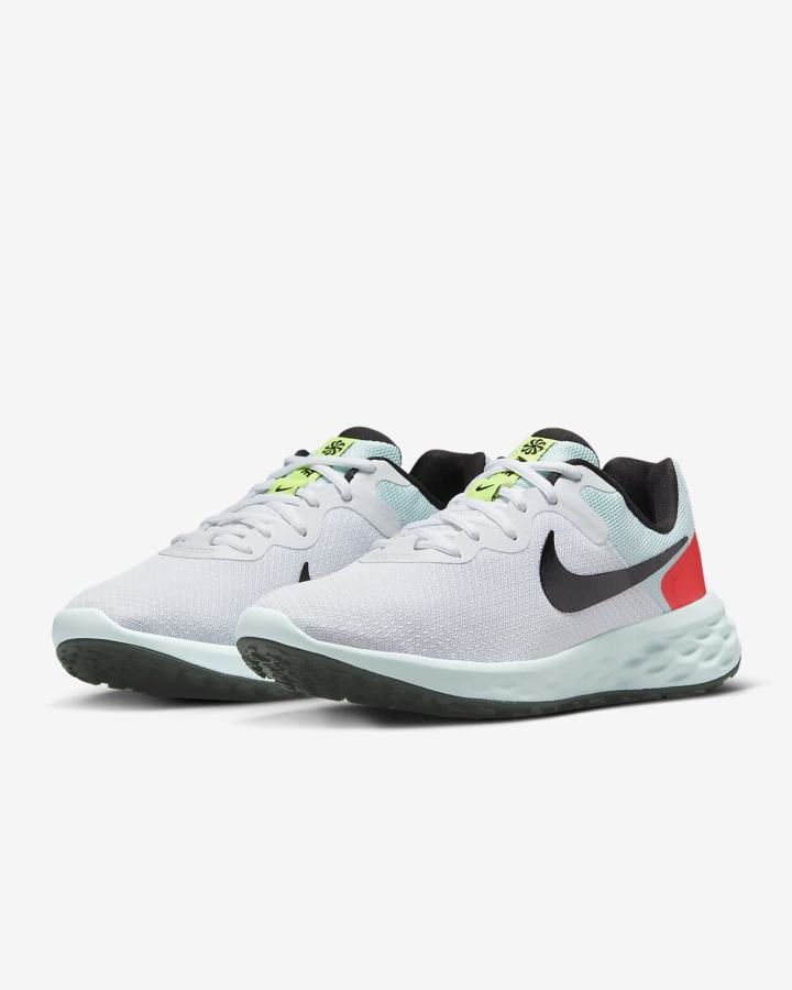 Nike Revolution 6 Next Nature Road Ženske Tenisiće Bijele Plave Crne | HR-42087GOSK