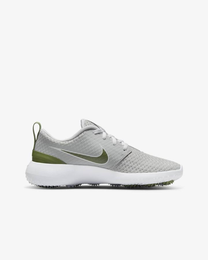 Nike Roshe G Jr. Kids Za Djevojčice Cipele Za Golf Sive Bijele | HR-96270RDMU