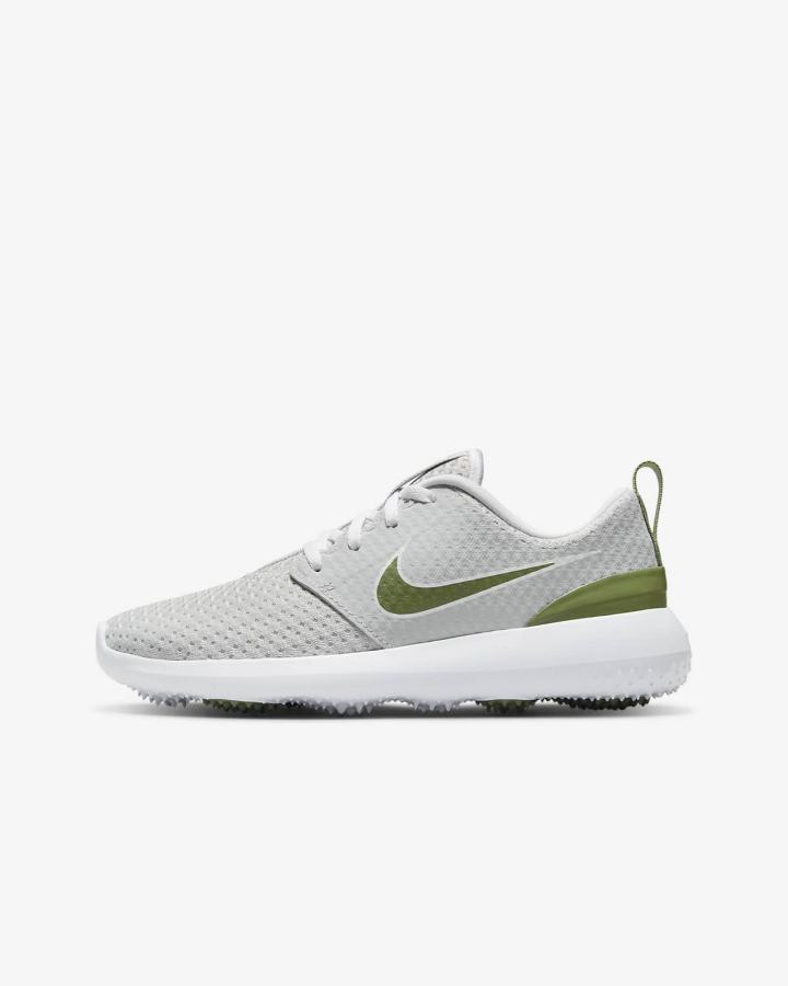 Nike Roshe G Jr. Kids Za Djevojčice Cipele Za Golf Sive Bijele | HR-96270RDMU