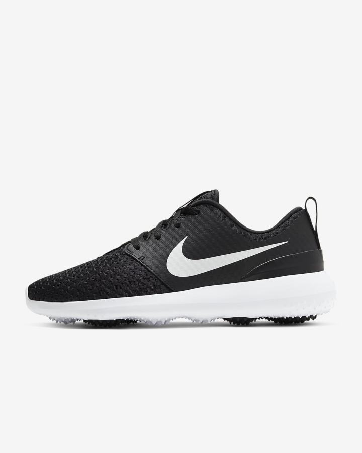 Nike Roshe G Ženske Cipele Za Golf Crne Bijele Metalne Bijele | HR-51824RZGF